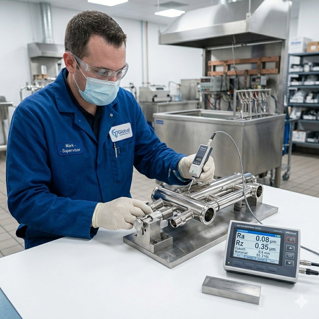 RA ( Digital Surface roughness tester) inspection